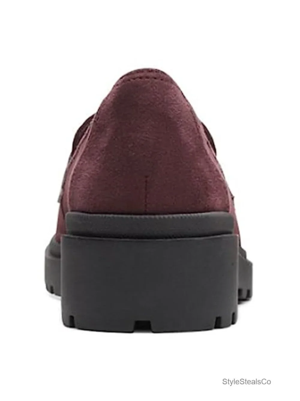Premium Suede Lug Sole Loafers - Cushioned Comfort Slip-Ons